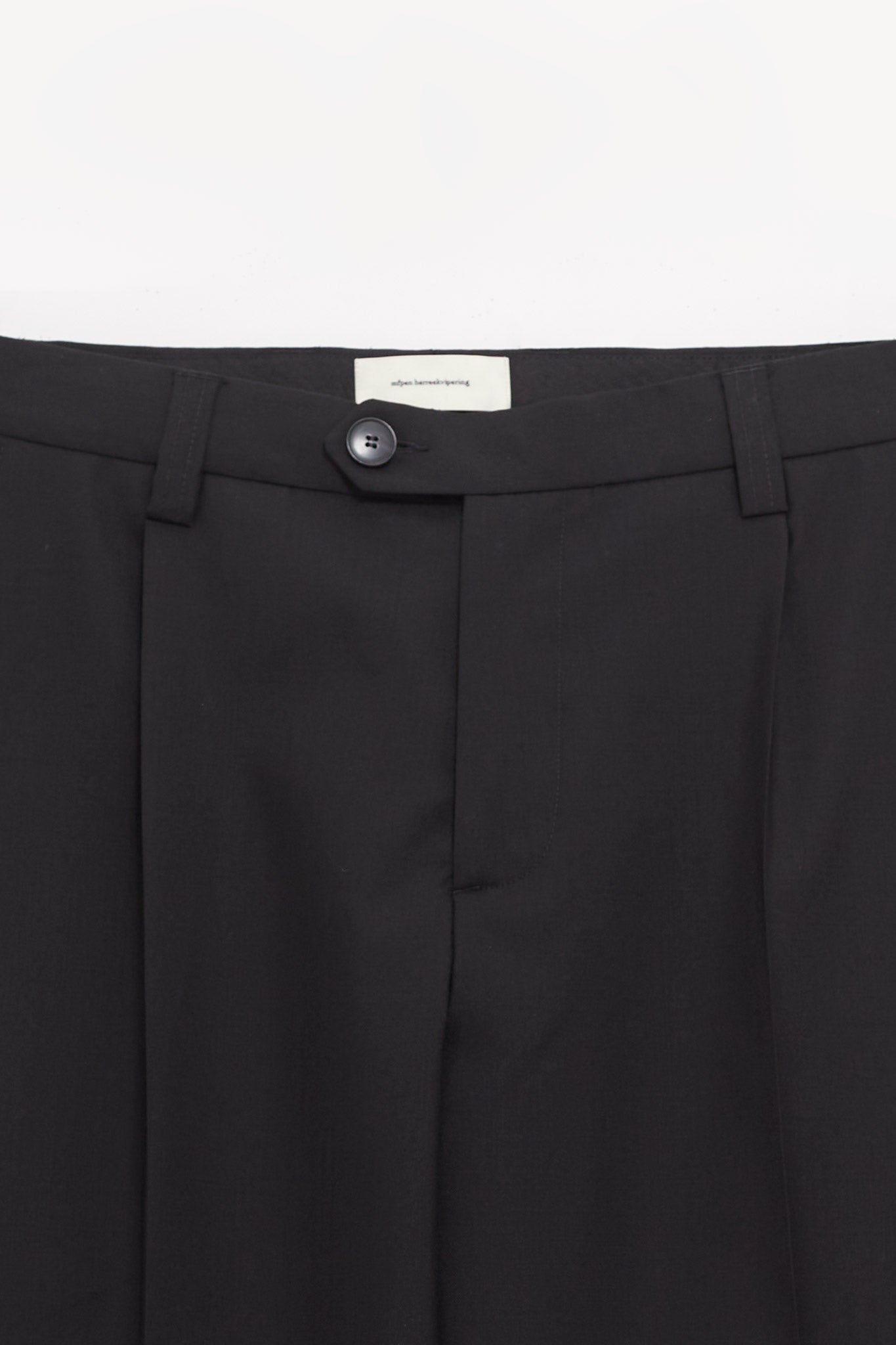 MFPEN BLACK TROPICAL WOOL SERVICE TROUSERS
