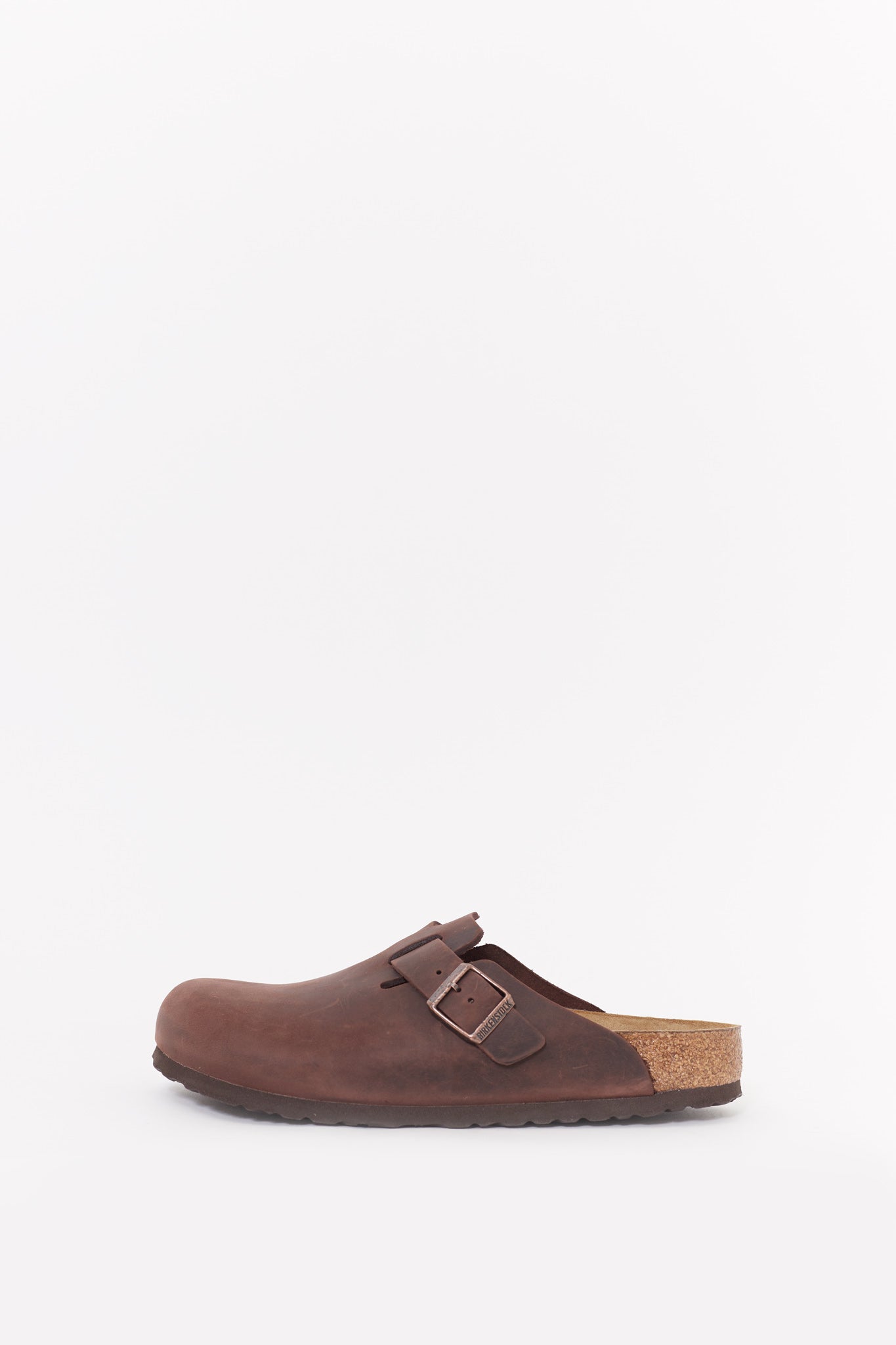 BIRKENSTOCK HABANA BOSTON REGULAR SUEDE LEATHER CLOGS