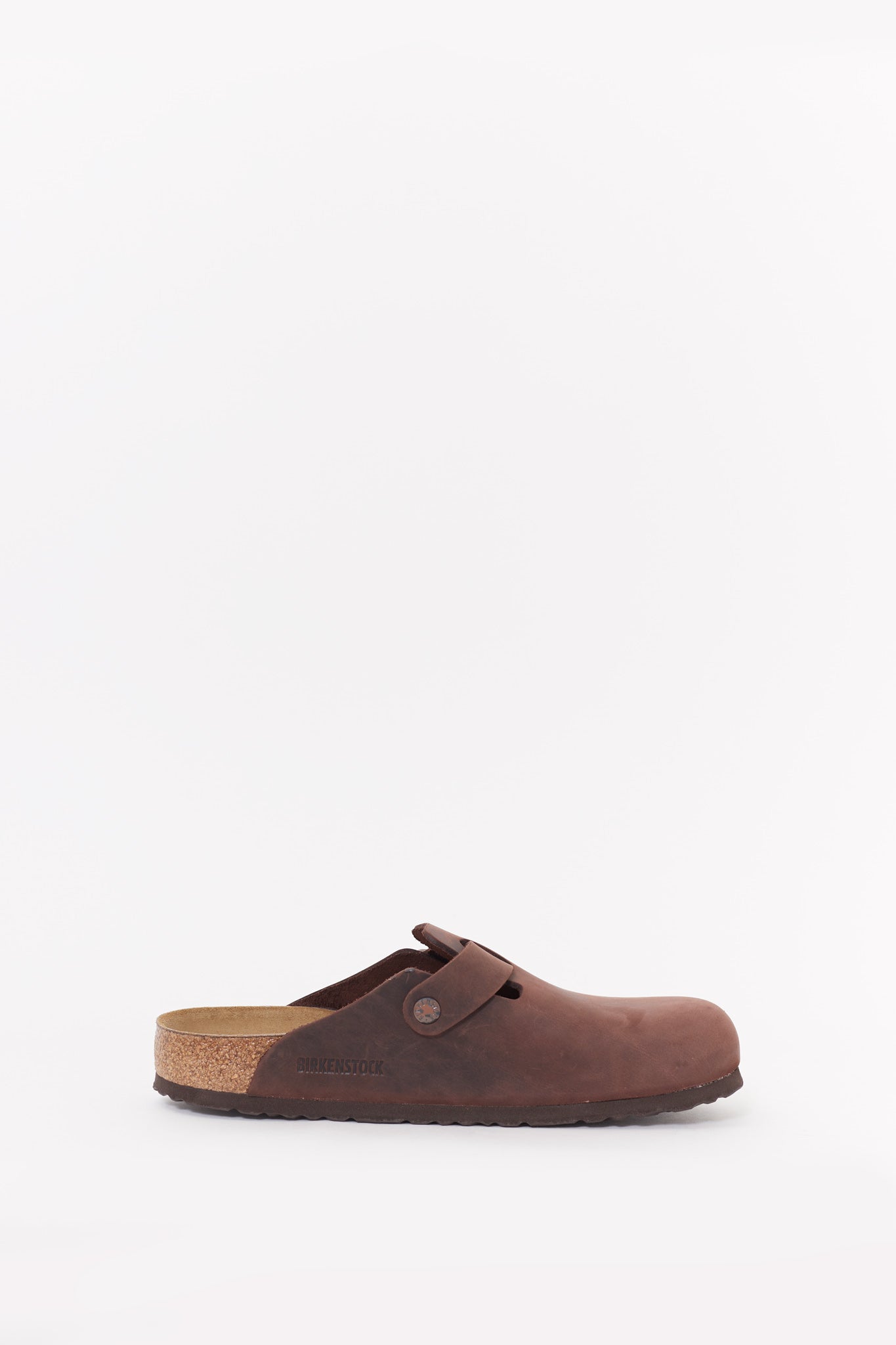 BIRKENSTOCK HABANA BOSTON REGULAR SUEDE LEATHER CLOGS