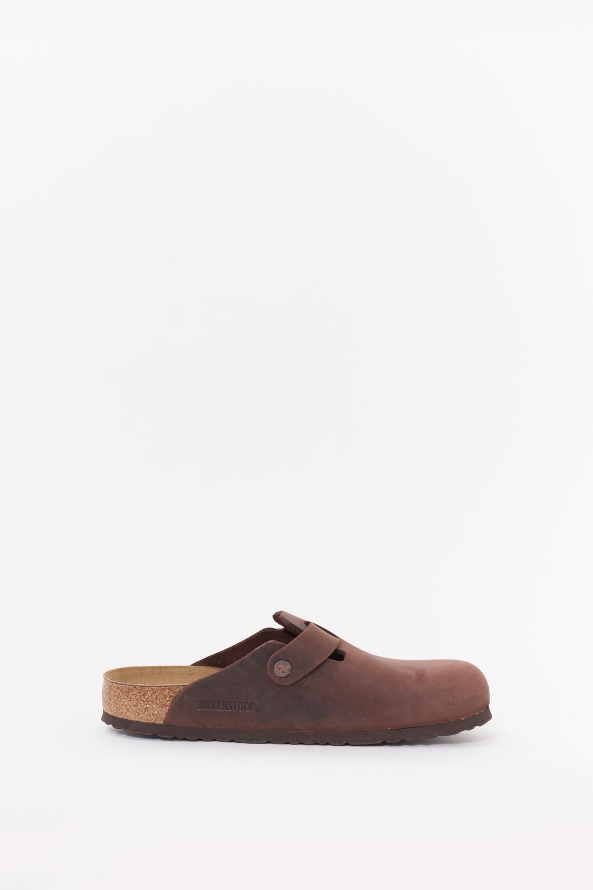 BIRKENSTOCK HABANA BOSTON REGULAR SUEDE LEATHER CLOGS