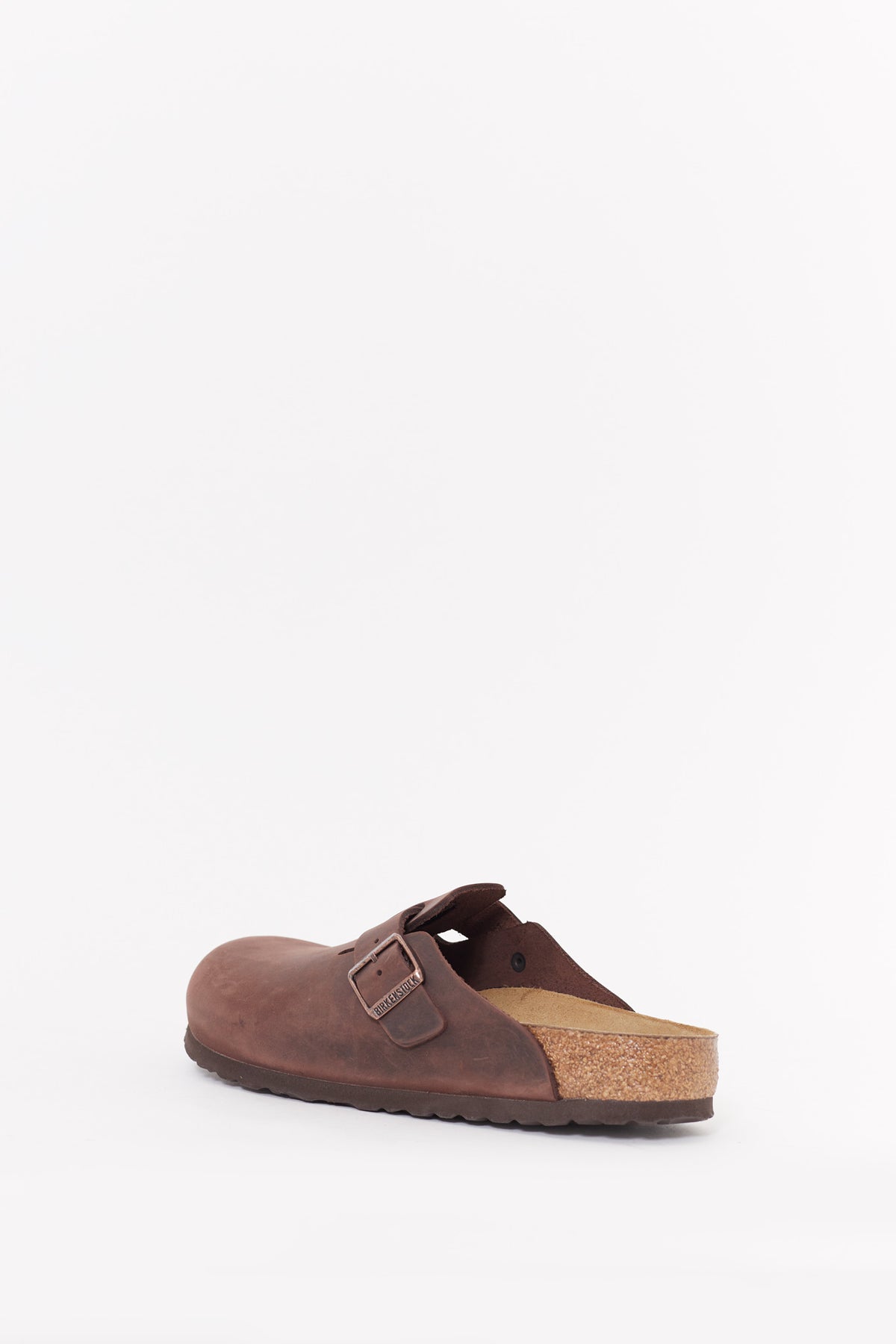BIRKENSTOCK HABANA BOSTON REGULAR SUEDE LEATHER CLOGS