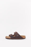 BIRKENSTOCK HABANA ARIZONA NARROW SOFT FOOTBED OILED LEATHER SANDALS