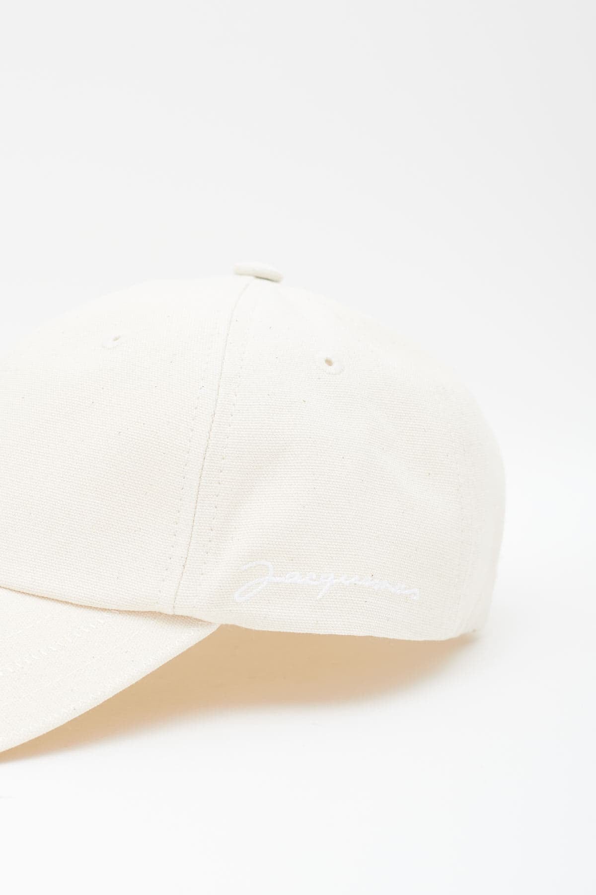 JACQUEMUS OFF WHITE LA CASQUETTE JACQUEMUS LOGO HAT