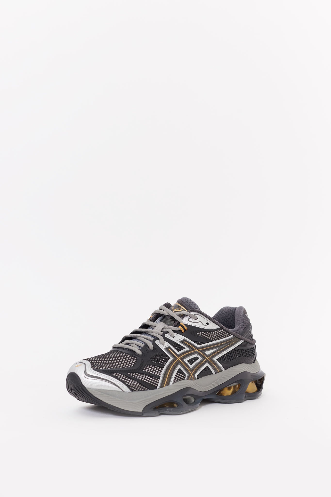 ASICS CLAY GREY BLACK GEL KINETIC 20 SNEAKERS