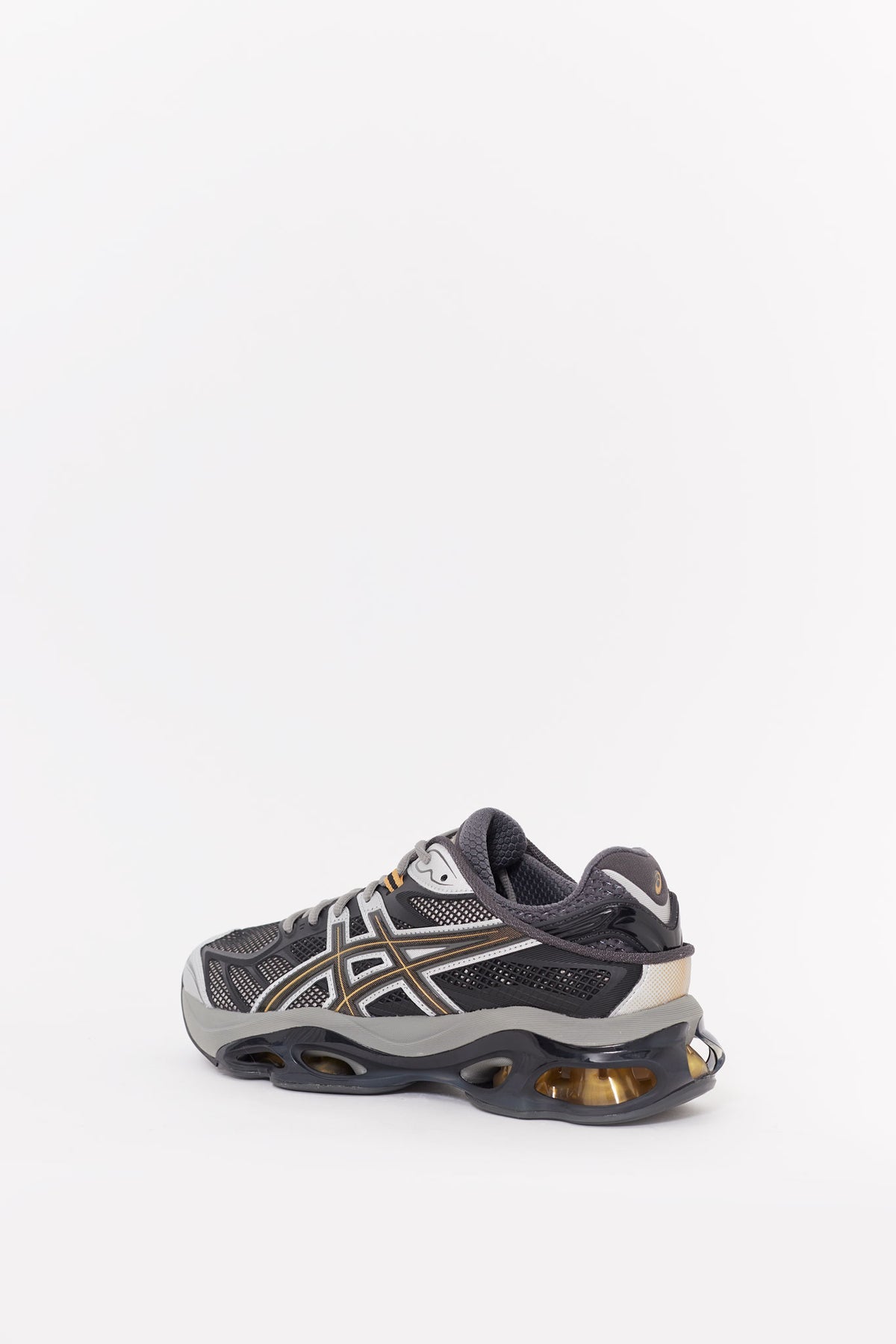 ASICS CLAY GREY BLACK GEL KINETIC 20 SNEAKERS