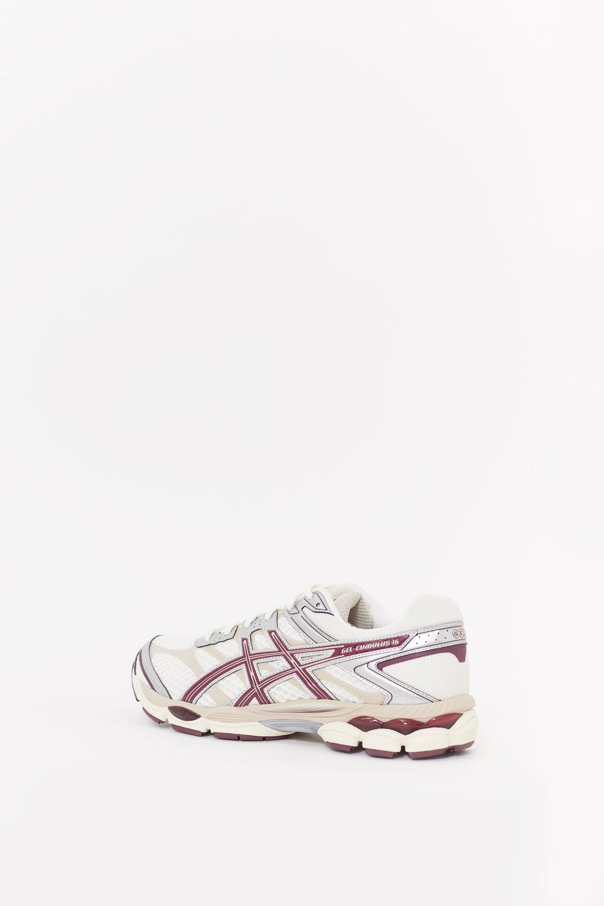 ASICS CREAM BENIIMO PURPLE GEL CUMULUS 16 SNEAKERS