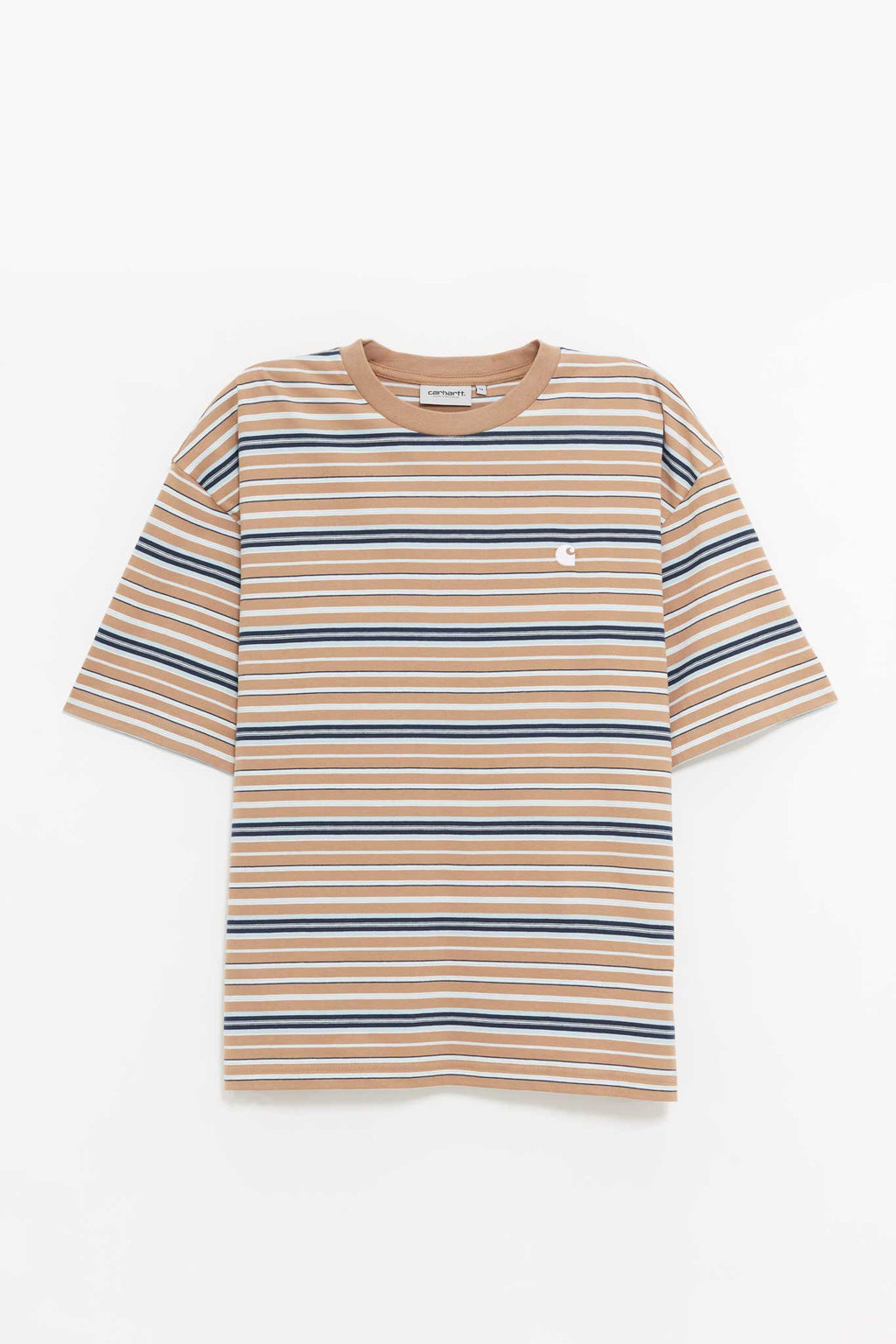 CARHARTT WIP ZANE STRIPE PEANUT ZANE T SHIRT
