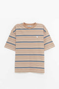CARHARTT WIP ZANE STRIPE PEANUT ZANE T SHIRT