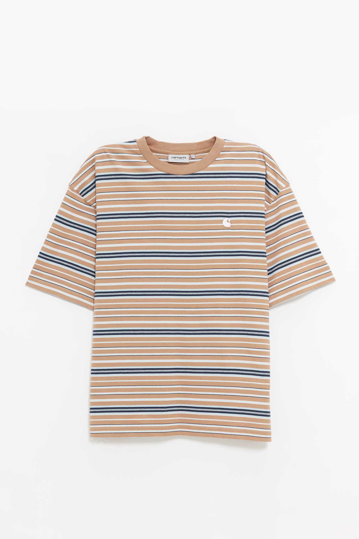 CARHARTT WIP ZANE STRIPE PEANUT ZANE T SHIRT