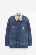 CARHARTT WIP BLUE DUSTY H BROW NWARREN CHORE COAT