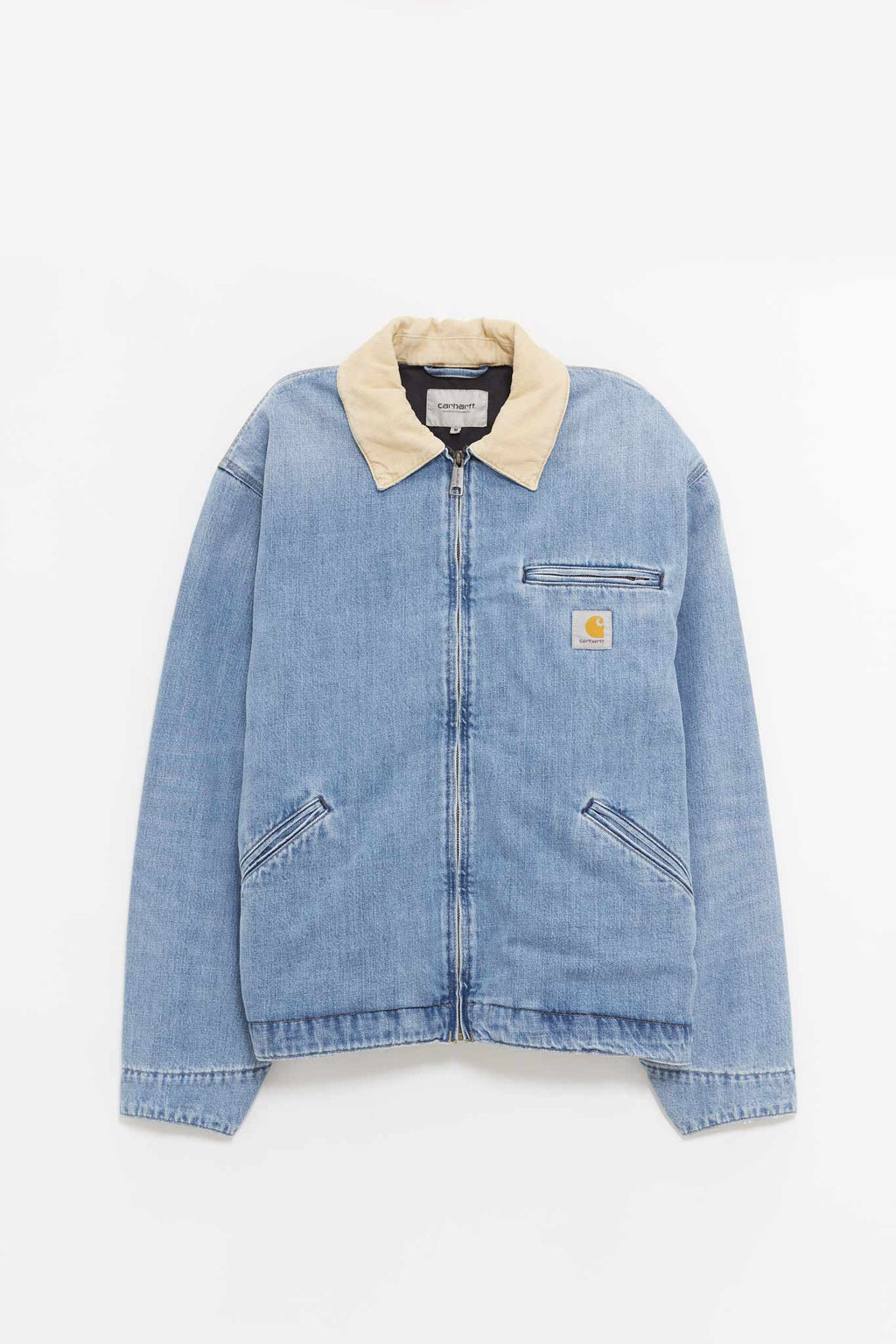 CARHARTT WIP BLUE DUSTY H BROWN OG DETROIT JACKET