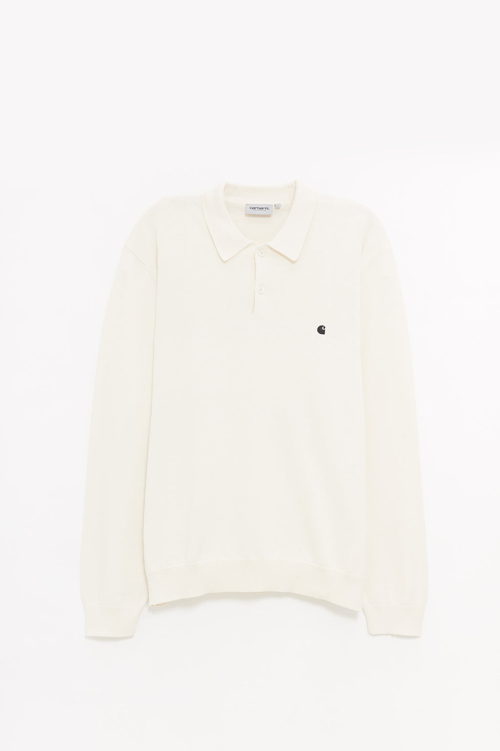 CARHARTT WIP CINNERUS BLACK LS MADISON POLO