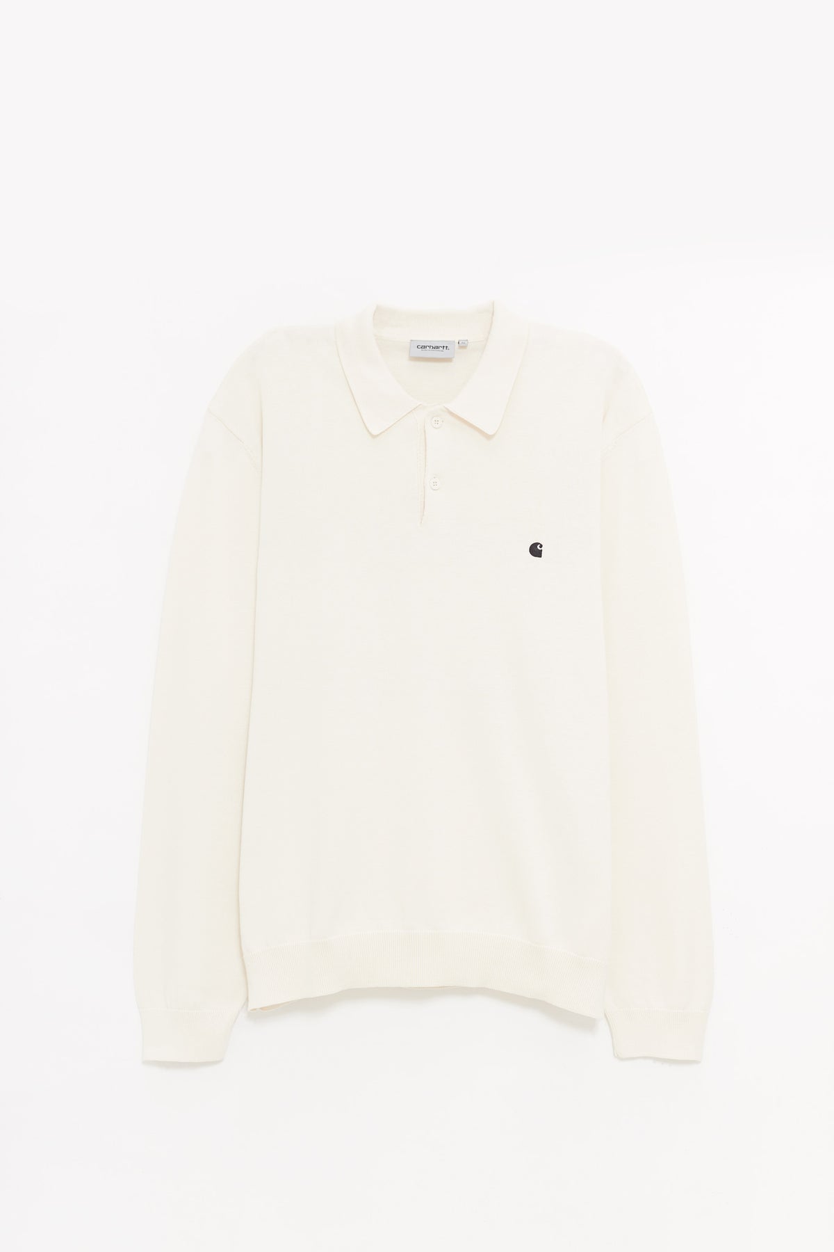 CARHARTT WIP CINNERUS BLACK LS MADISON POLO