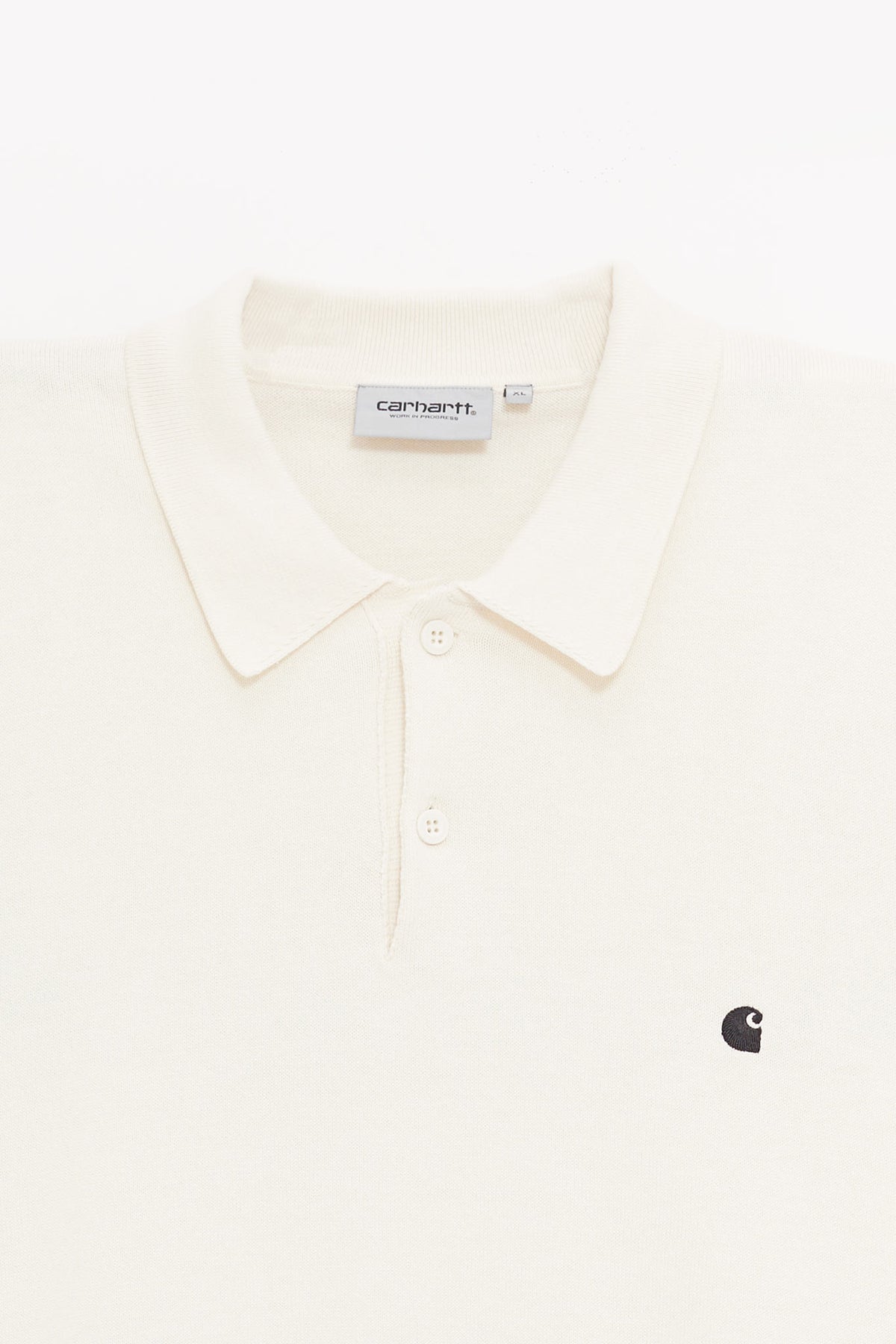CARHARTT WIP CINNERUS BLACK LS MADISON POLO