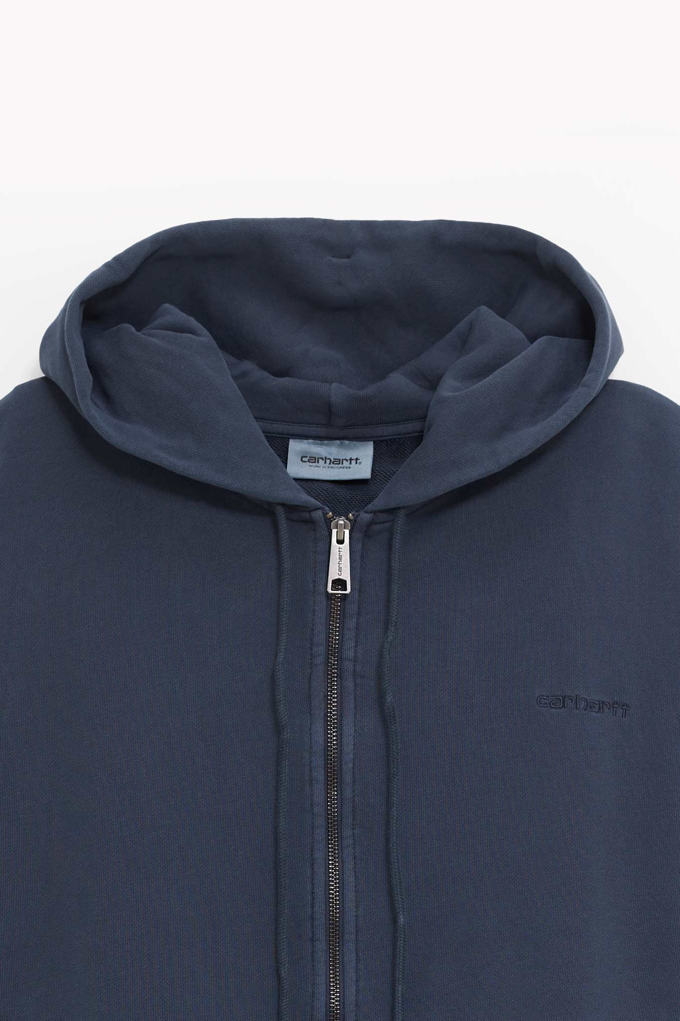 CARHARTT WIP CARBON HOODED BENTON SWEAT JACKET