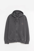 CARHARTT WIP BLACK HOODED NELSON JACKET