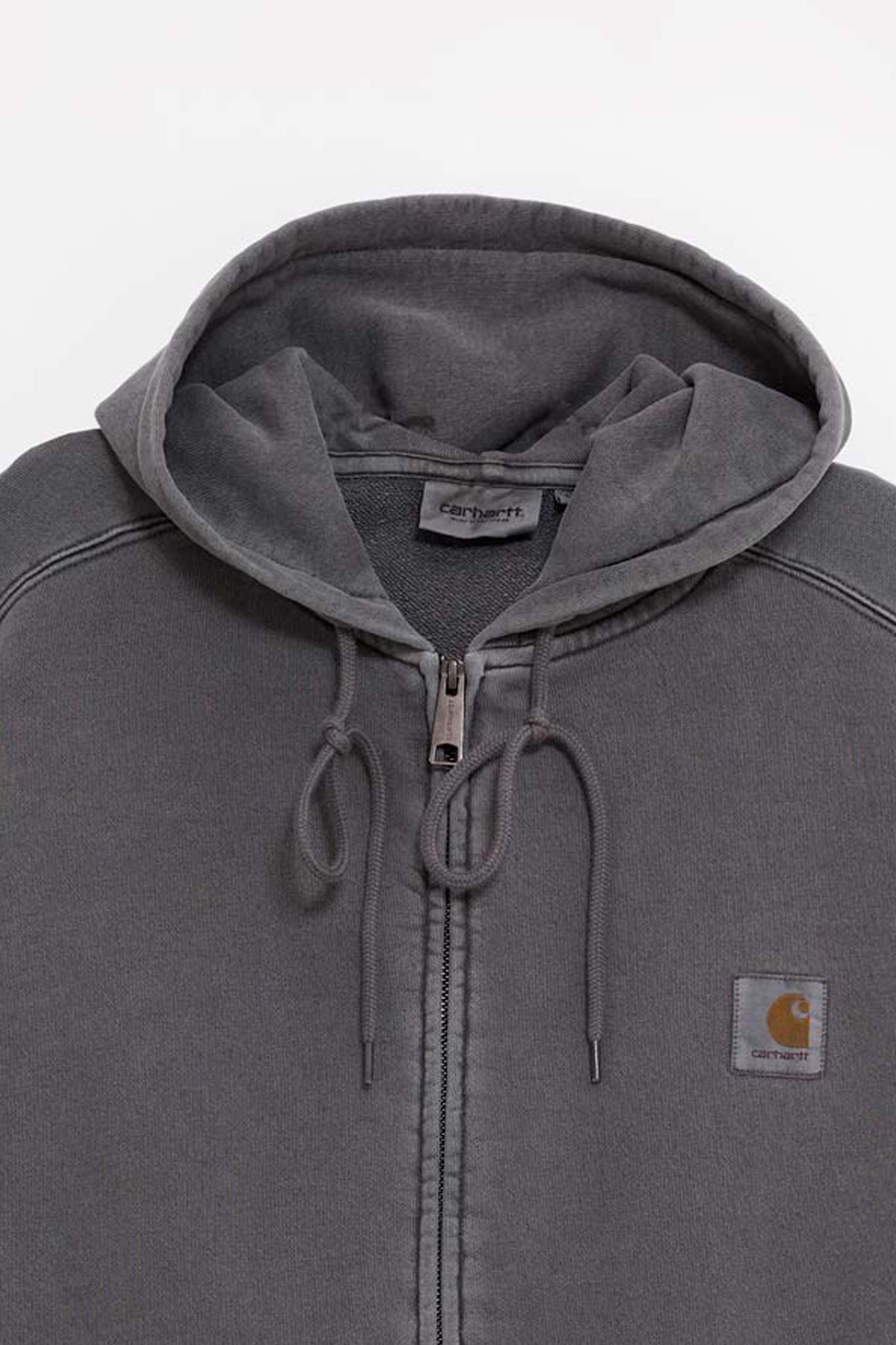 CARHARTT WIP BLACK HOODED NELSON JACKET