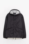 STUSSY 1 BLACK HOODED COACHES JACKET