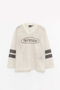 STUSSY TAN TRUCKER TEAM JERSEY T SHIRT