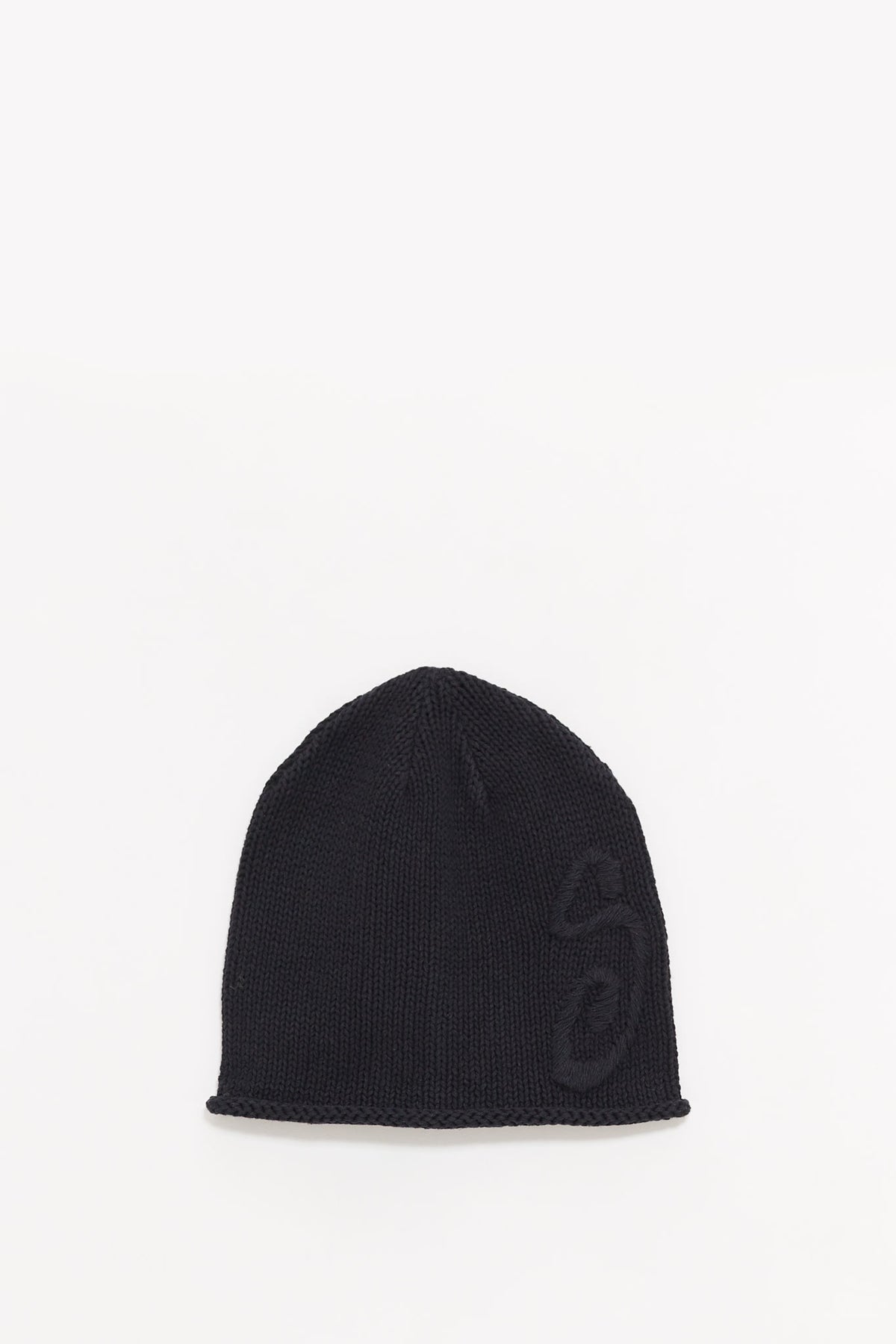 STUSSY BLACK S KNIT SKULLCAP