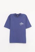 STUSSY INDIGO SURF SIZE PIG DYED T SHIRT