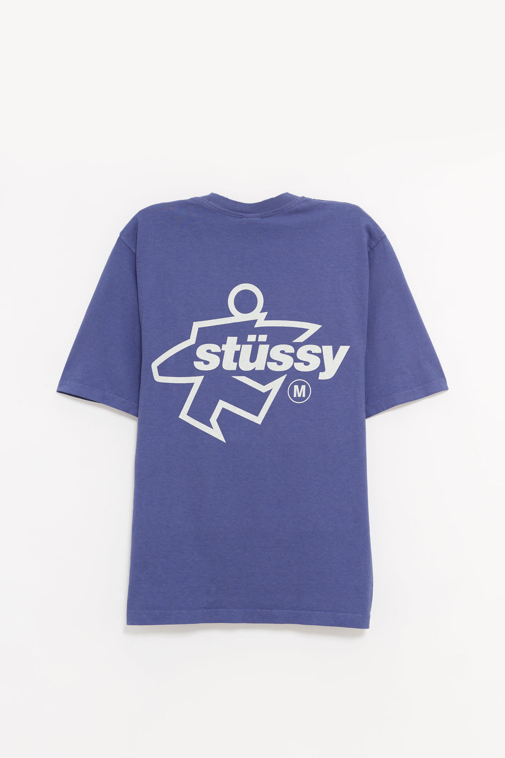 STUSSY INDIGO SURF SIZE PIG DYED T SHIRT