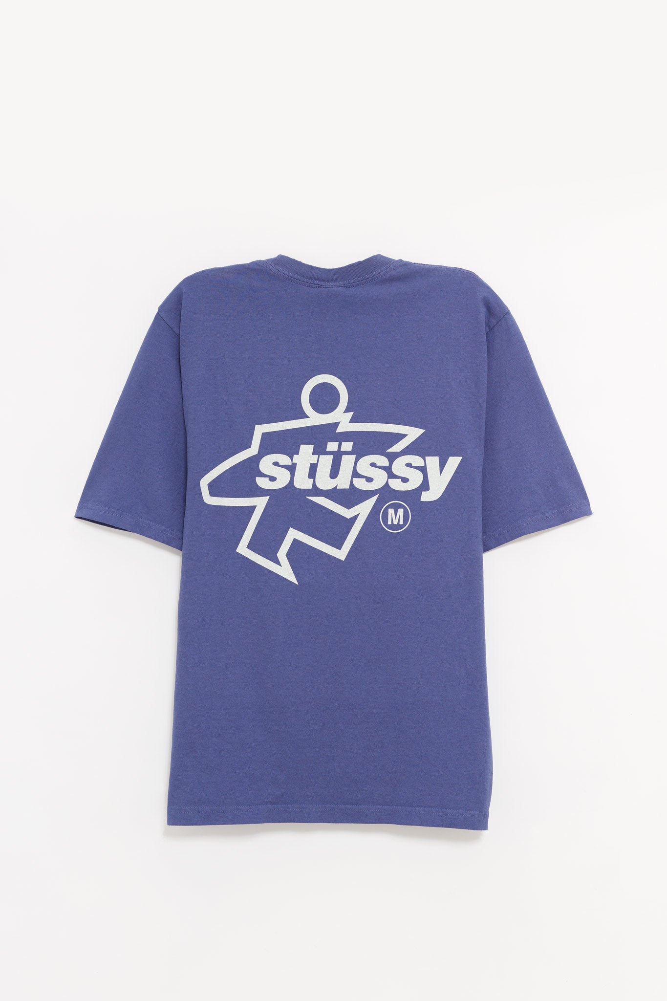 STUSSY INDIGO SURF SIZE PIG DYED T SHIRT