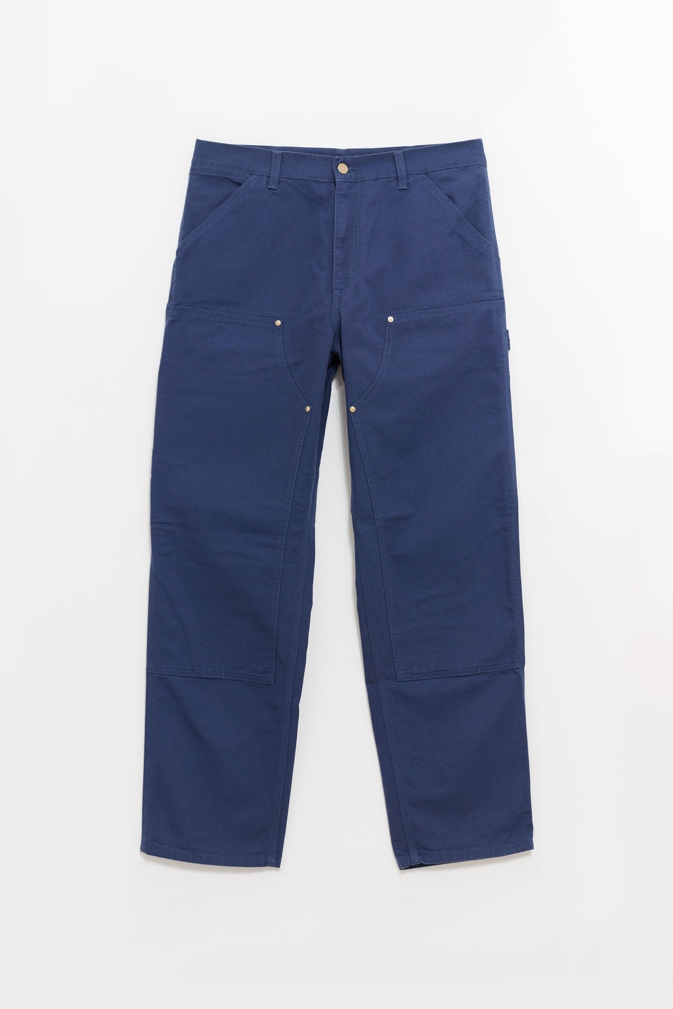 CARHARTT WIP BLUE RINSED DOUBLE KNEE PANT
