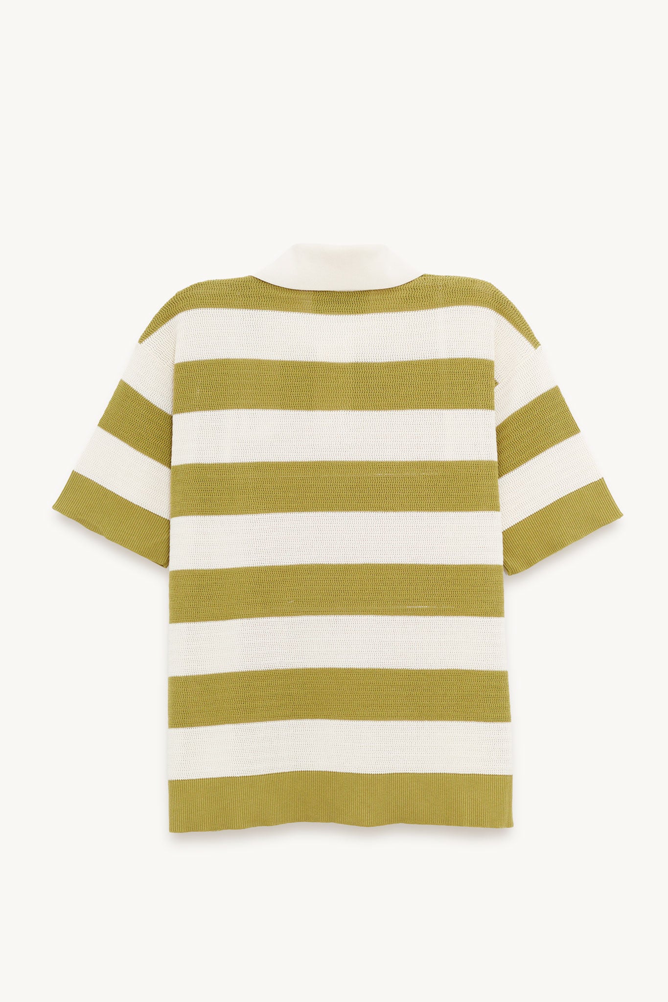 AMI BLANC CREME MATCHA AMI DE COEUR PATCH POLO