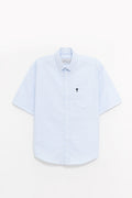 AMI BLEU CIEL BOXY ADC SHIRT