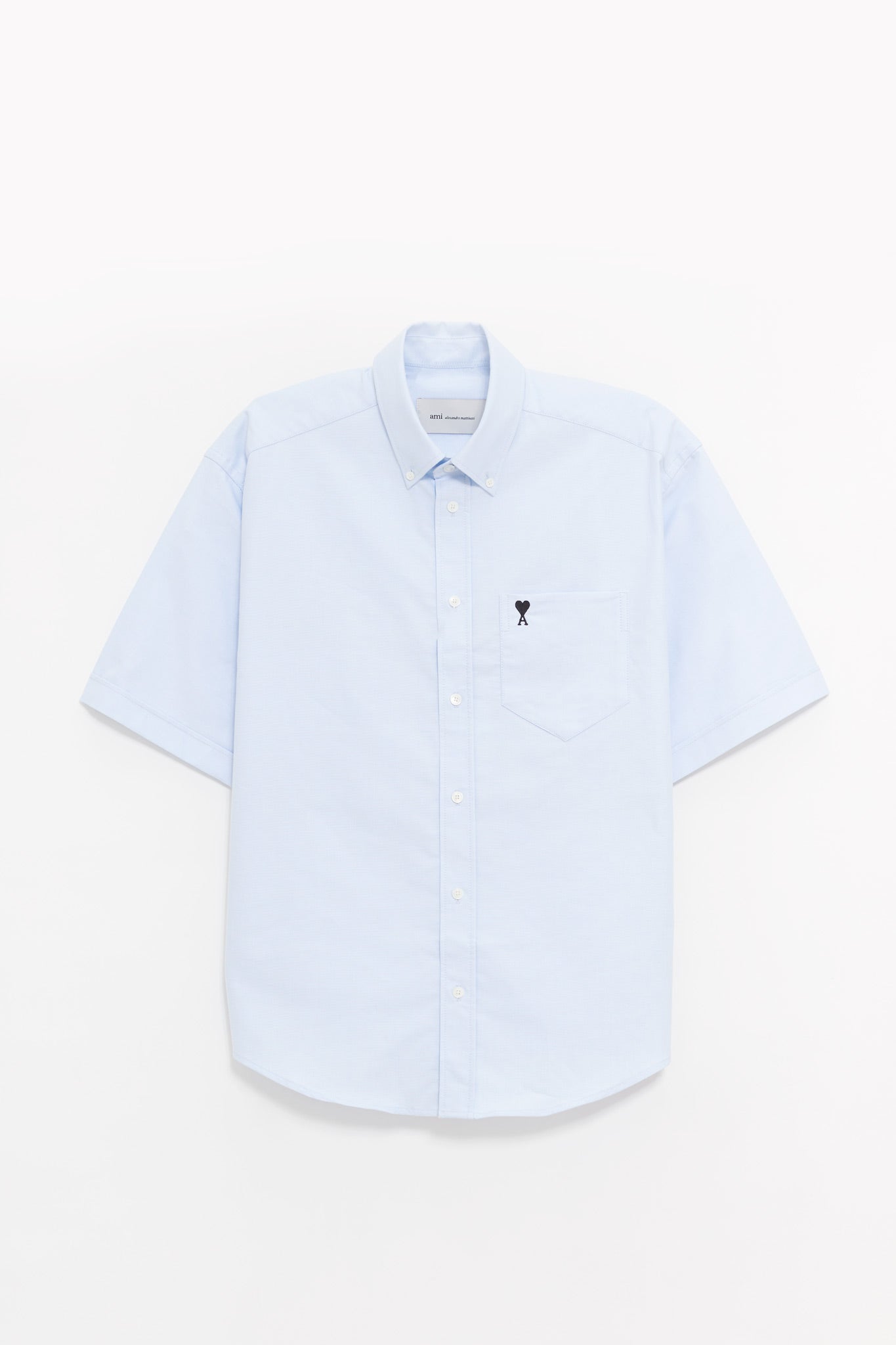 AMI BLEU CIEL BOXY ADC SHIRT