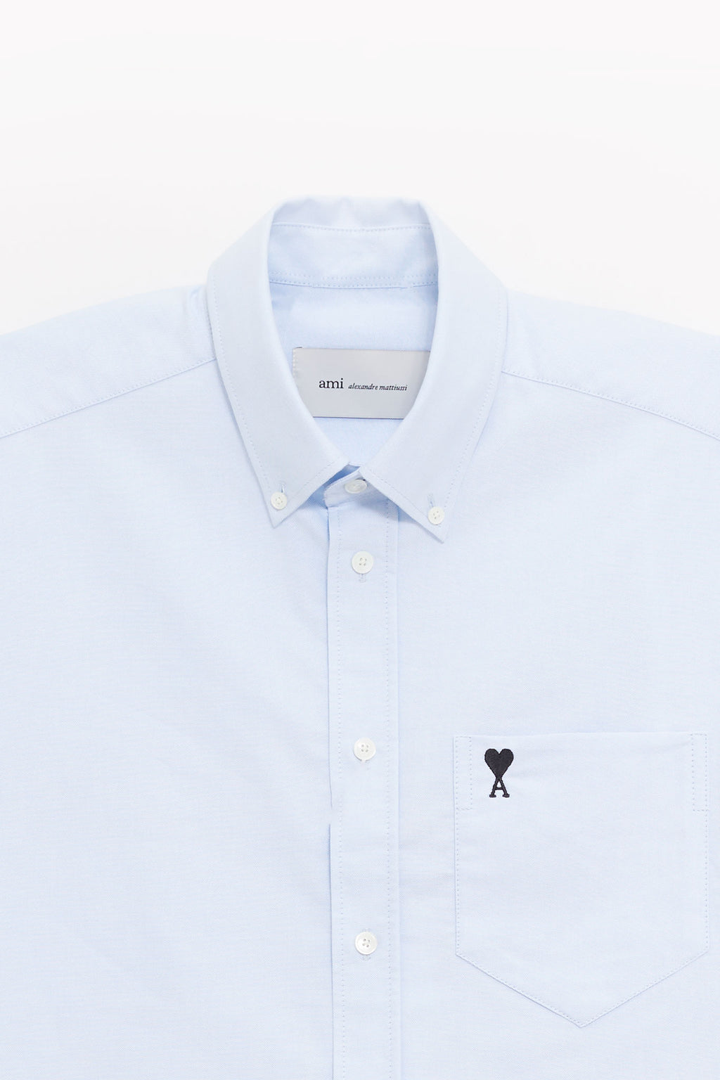 AMI BLEU CIEL BOXY ADC SHIRT