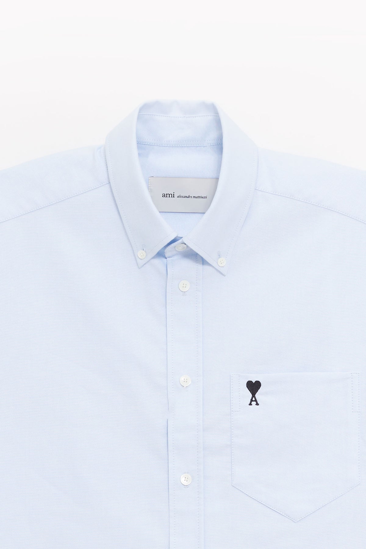 AMI BLEU CIEL BOXY ADC SHIRT
