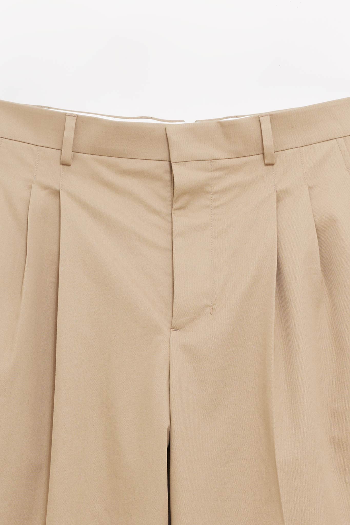 AMI BEIGE TAUPE WIDE TROUSERS