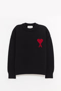 AMI NOIR ROUGE CREWNECK SWEATER