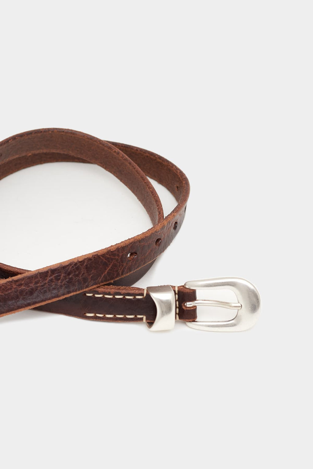 OUR LEGACY BROWN 2 CM BELT