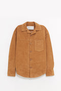 AMI CARAMEL BUTTONED OVERSHIRT
