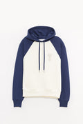 AMI BLANC CREME ENCRE BOXY FIT HOODIE