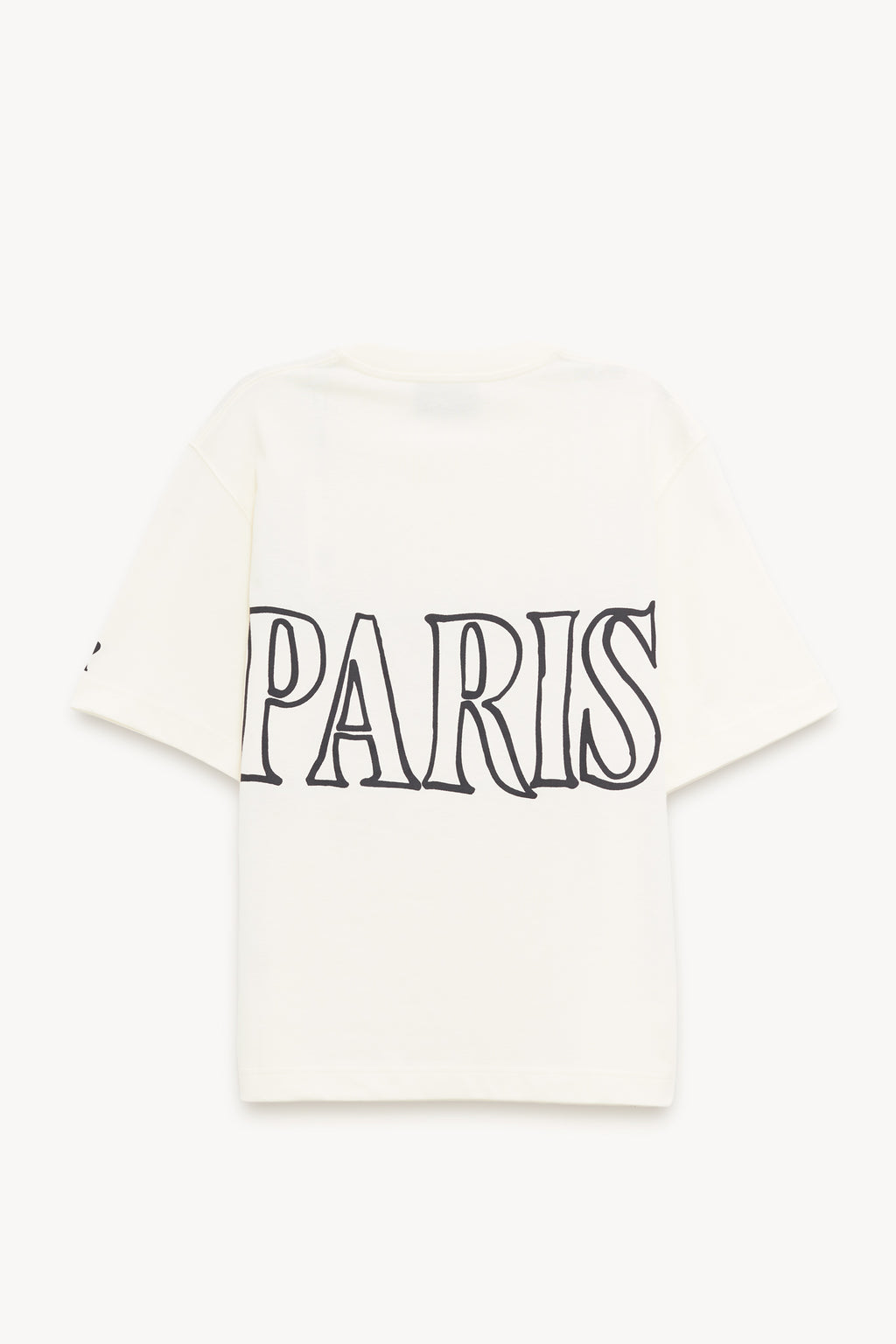 AMI BLANC CREME BOXY FIT T SHIRT