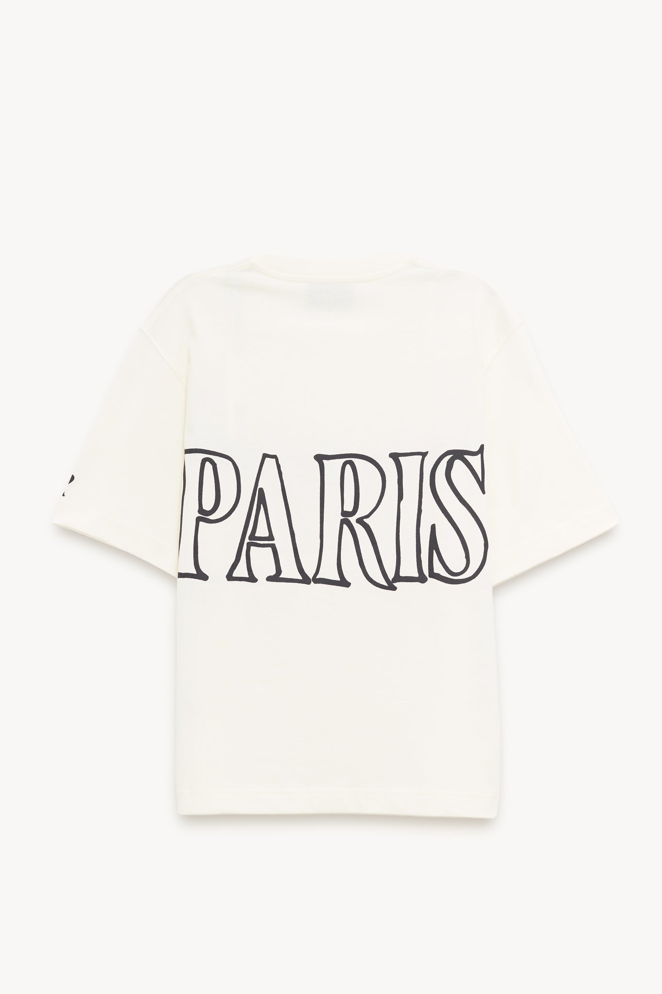 AMI BLANC CREME BOXY FIT T SHIRT