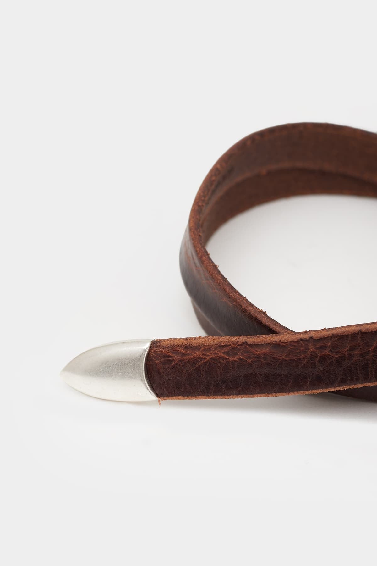 OUR LEGACY BROWN 2 CM BELT