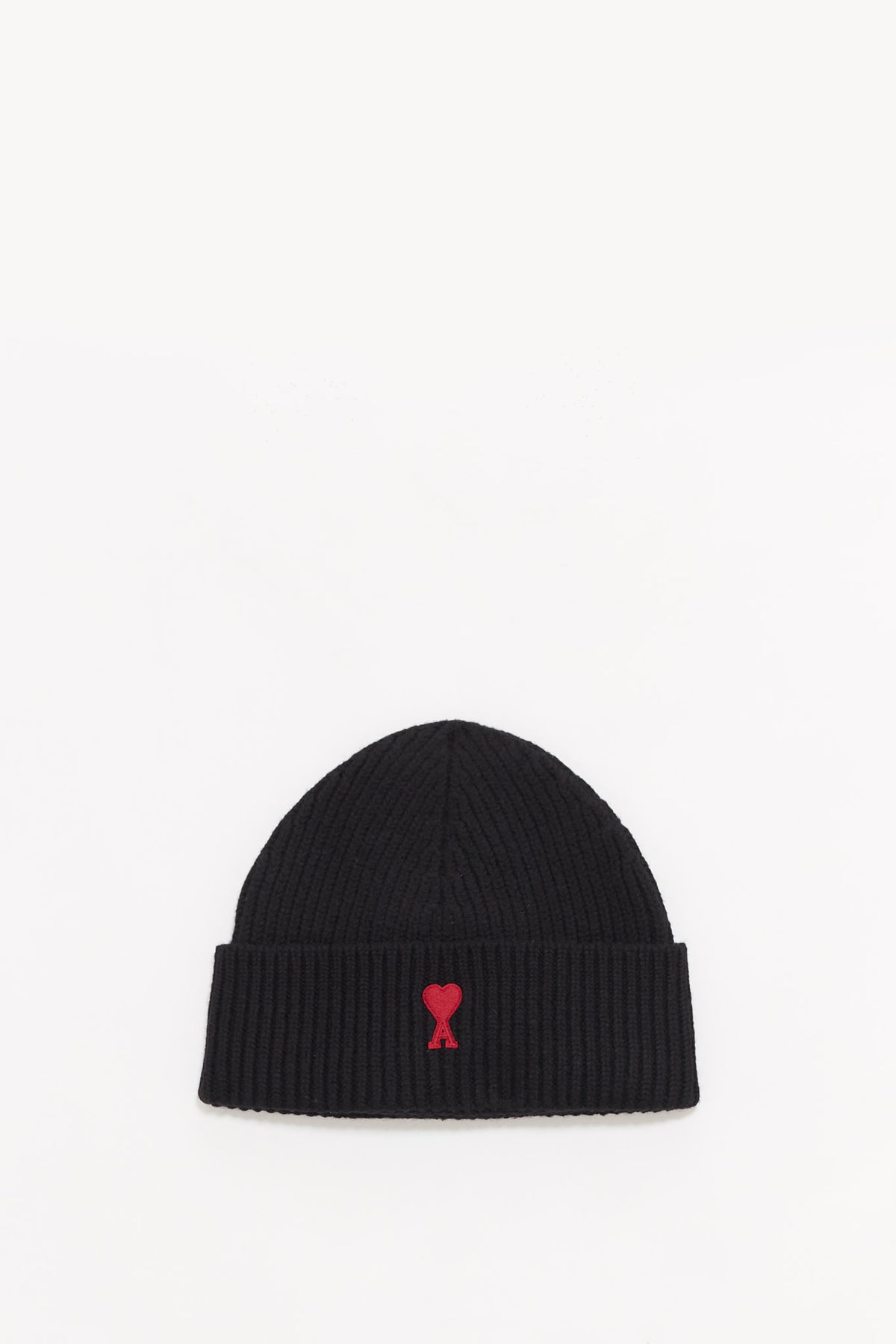 AMI NOIR ROUGE AMI DE COEUR BEANIE
