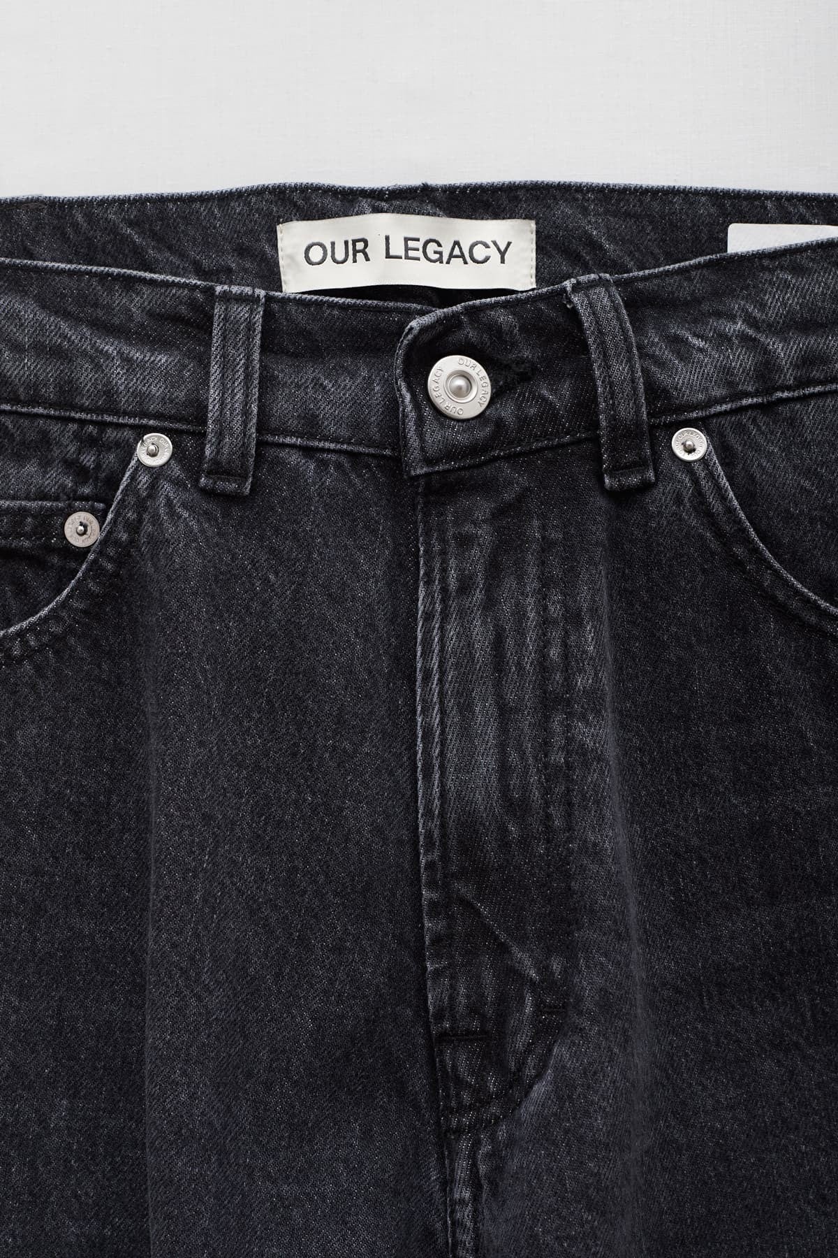 OUR LEGACY SUPERGREY WASH THIRD CUT TROUSER