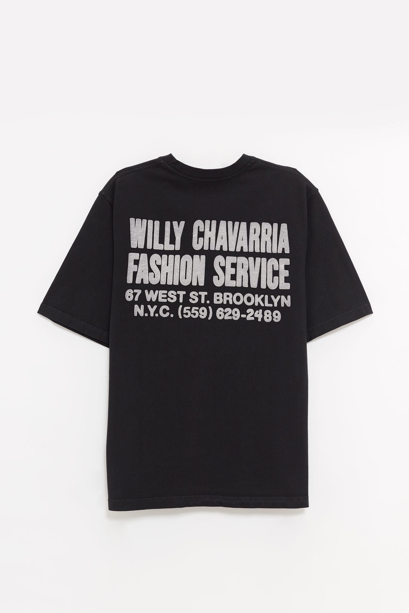 WILLY CHAVARRIA BLACK BEAUTY FASHION SERVICES STANDARD T SHIRT