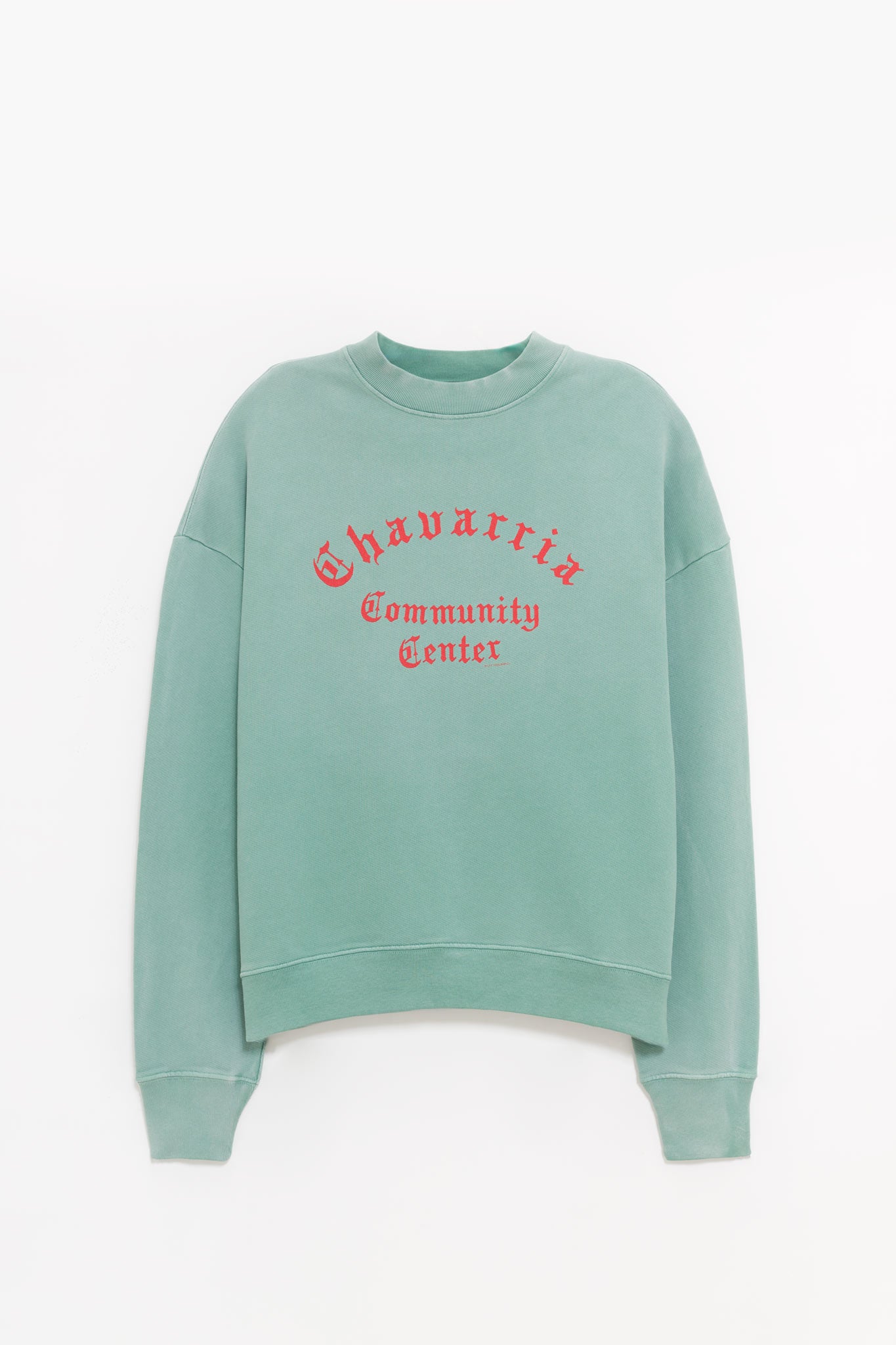 WILLY CHAVARRIA UNIFORM GREEN CHAVARRIA COMMUNITY CENTER STANDARD SWEATSHIRT