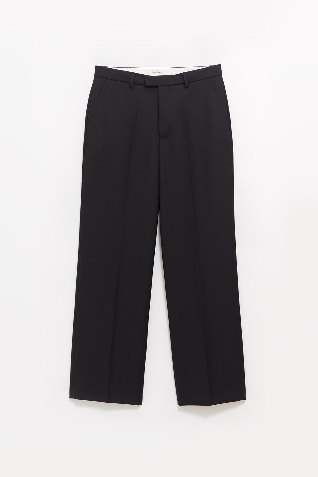 SECOND LAYER BLACK RELAXED PRIMO TROUSER