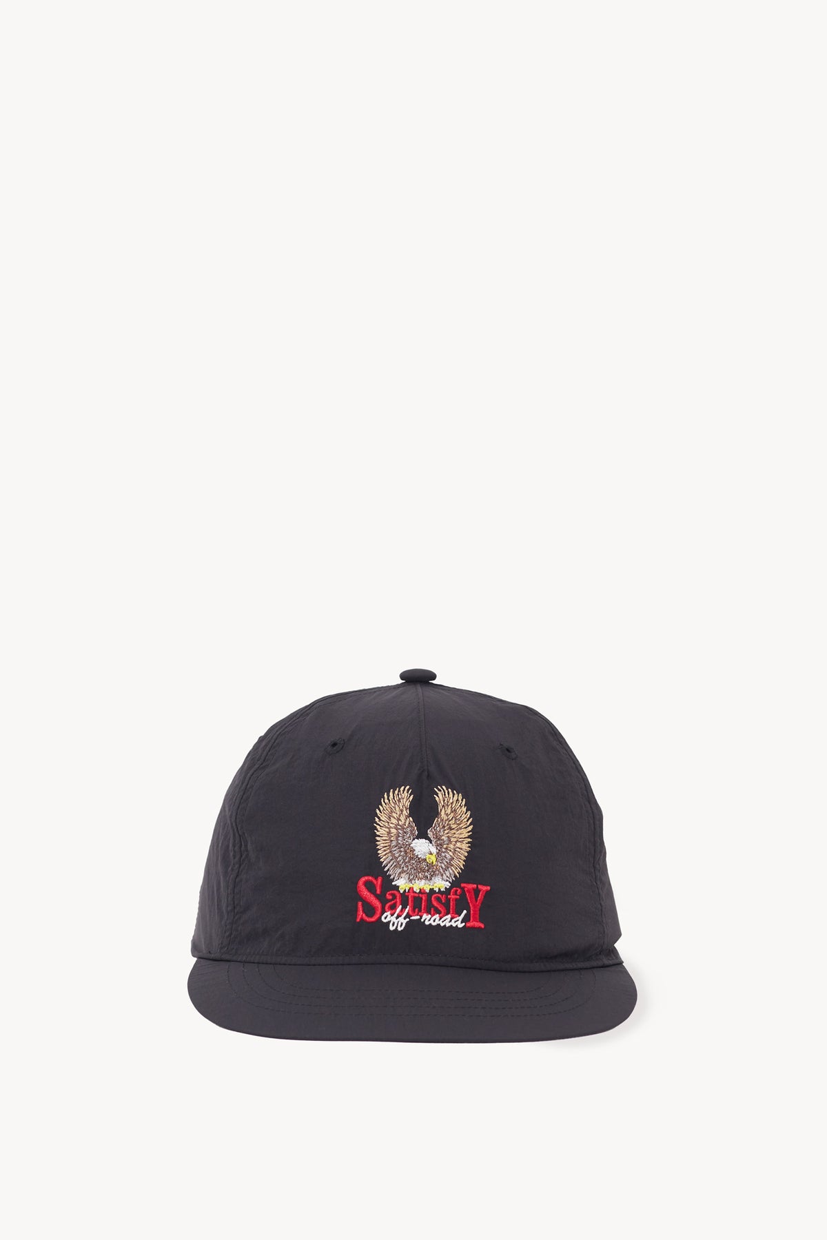 SATISFY BLACK EAGLE FLITESILK 5 PANEL PINCH CAP MATTE