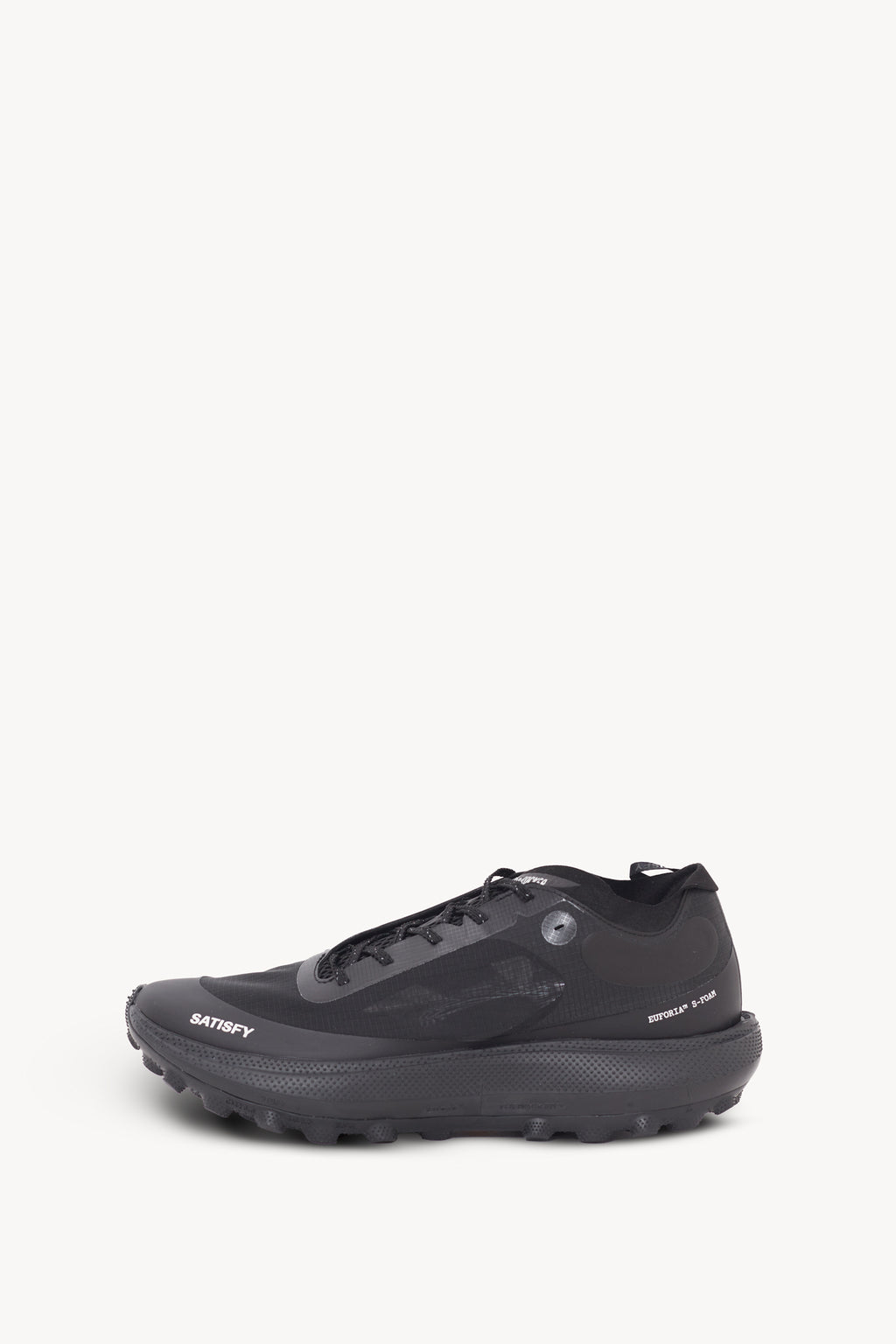 SATISFY JET BLACK THEROCKER SNEAKERS