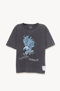 SATISFY AGED BLACK MOTHTECH OFF ROAD T SHIRT