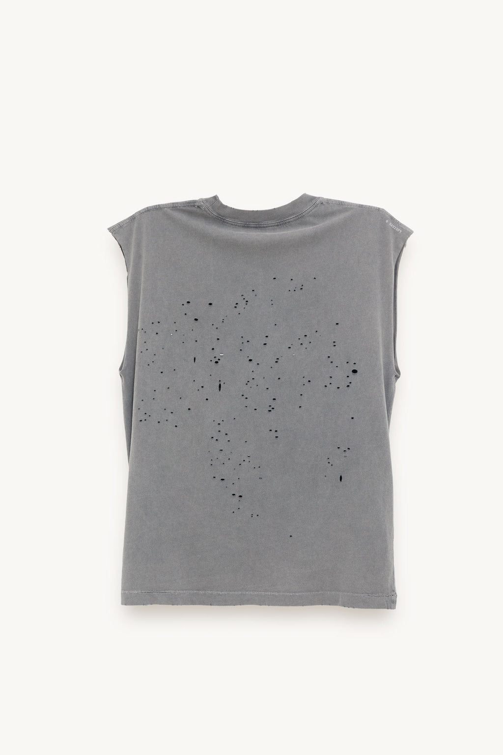 SATISFY FADED BLACK MOTHTECH MUSCLE T SHIRT